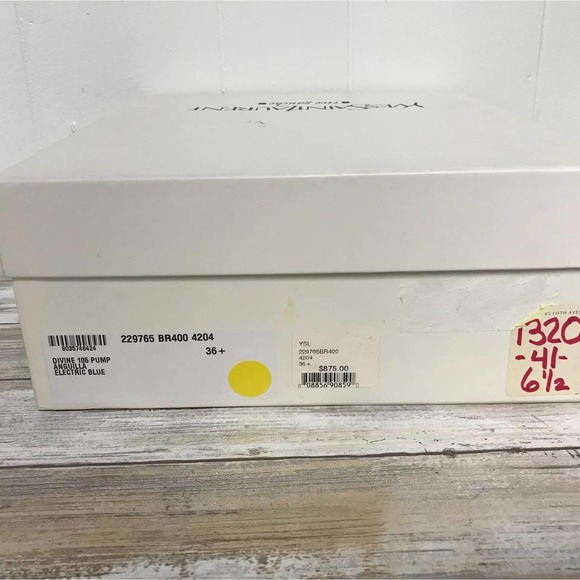 YVES SAINT LAURENT DIVINE 105 EEL PUMPS 36.5 - Picture 7 of 8